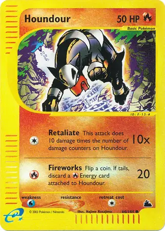 Houndour Reverse Holo 66 Normal