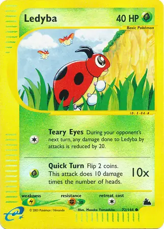Ledyba Reverse Holo 72