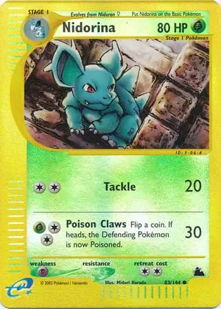 Nidorina Reverse Holo 83 Normal