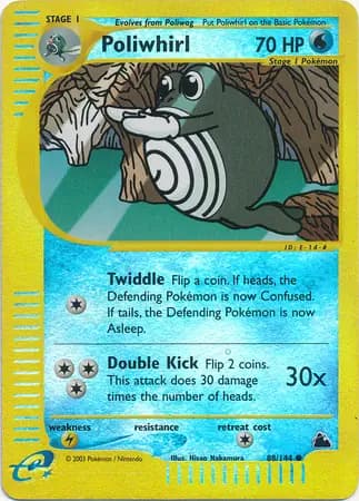 Poliwhirl Reverse Holo 88 Normal