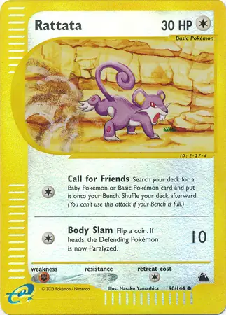 Rattata Reverse Holo 90