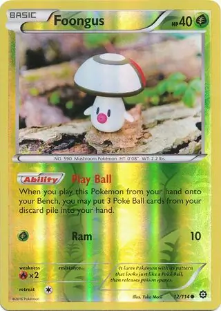 Foongus Reverse Holo 12 Normal