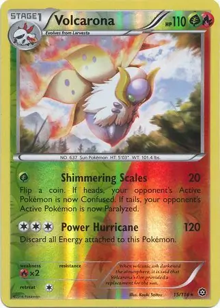 Volcarona Reverse Holo 15 Normal