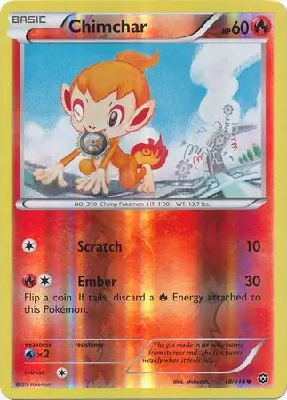 Chimchar Reverse Holo 18