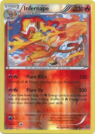 Infernape Reverse Holo 20 Normal