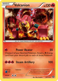 Volcanion 25 Normal
