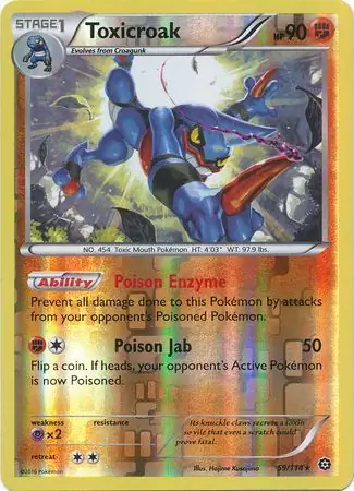 Toxicroak Reverse Holo 59 Normal