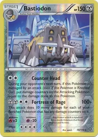 Bastiodon Reverse Holo 70 Normal
