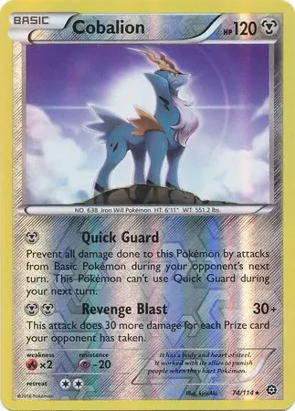 Cobalion Reverse Holo 74