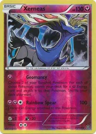 Xerneas Reverse Holo 81 Normal