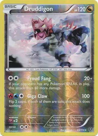 Druddigon Reverse Holo 83