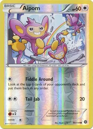 Aipom Reverse Holo 90 Normal