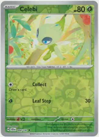 Celebi Reverse Holo 004