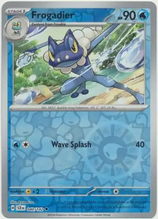 Frogadier Reverse Holo 040 Normal