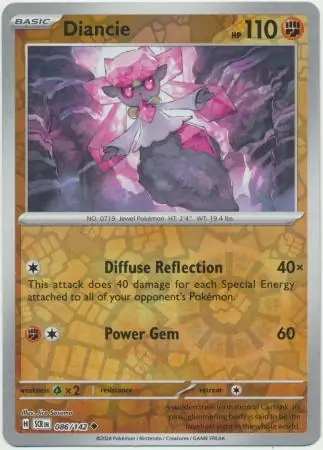Diancie Reverse Holo 086