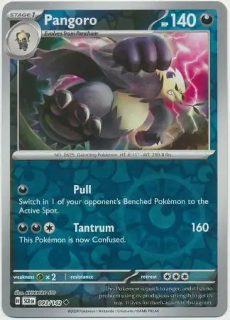Pangoro Reverse Holo 093