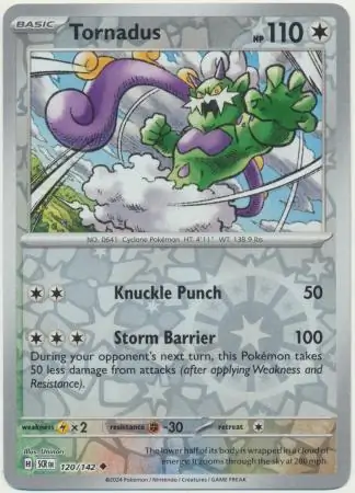 Tornadus Reverse Holo 120