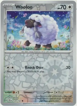 Wooloo Reverse Holo 124