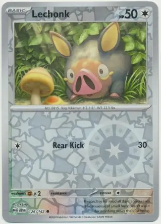 Lechonk Reverse Holo 126