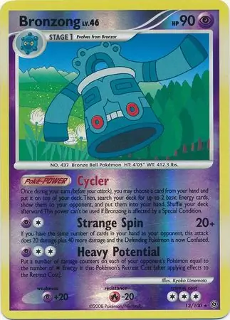Bronzong Reverse Holo 13 Normal