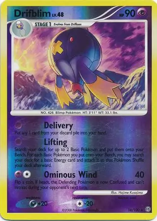 Drifblim Reverse Holo 16 Normal