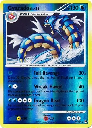 Gyarados Reverse Holo 19 Normal