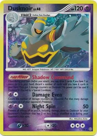 Dusknoir Reverse Holo 1 Normal