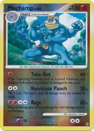 Machamp Reverse Holo 20 Normal
