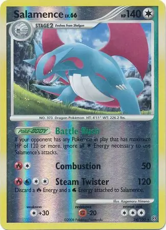Salamence Reverse Holo 24