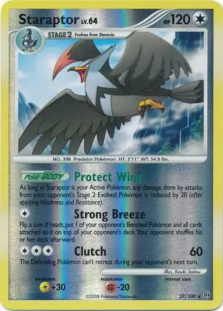Staraptor Reverse Holo 27 Normal
