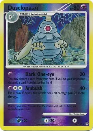Dusclops Reverse Holo 34 Normal