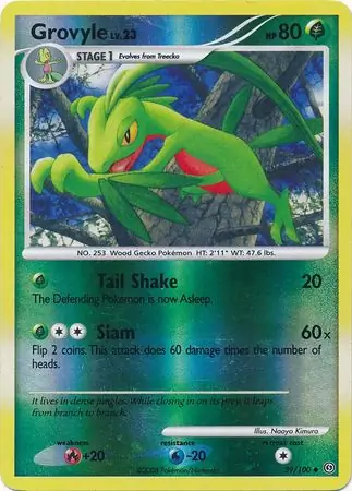 Grovyle Reverse Holo 39 Normal