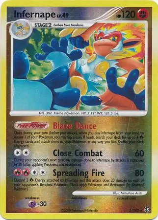 Infernape Reverse Holo 3