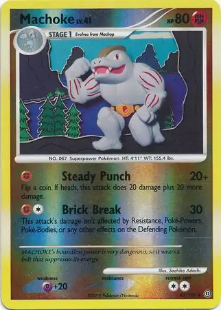 Machoke Reverse Holo 41 Normal