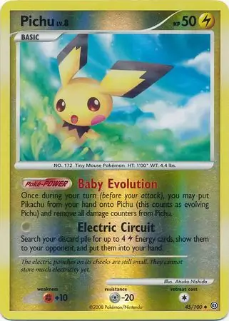 Pichu Reverse Holo 45 Normal