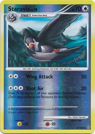 Staravia Reverse Holo 52 Normal