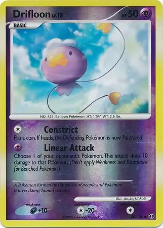 Drifloon Reverse Holo 58 Normal
