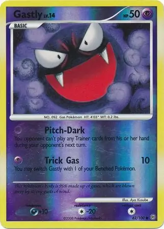 Gastly Reverse Holo 62 Normal