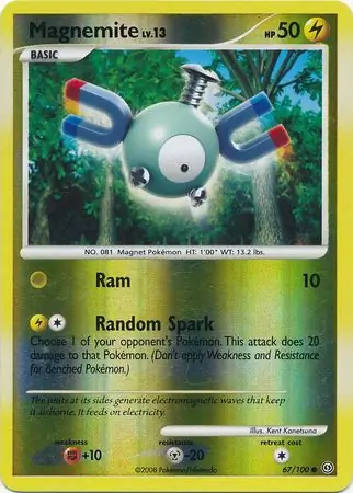 Magnemite Reverse Holo 67 Normal