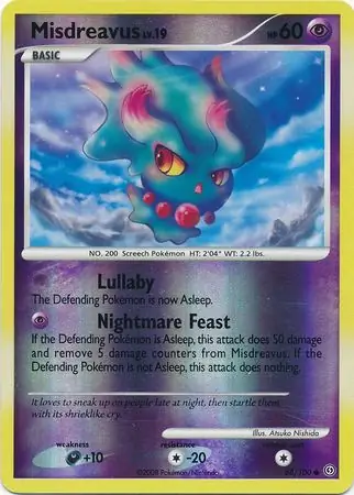 Misdreavus Reverse Holo 68 Normal