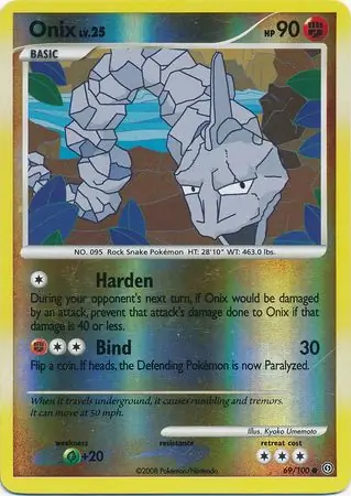 Onix Reverse Holo 69 Normal