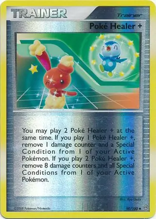 Poke Healer + Reverse Holo 90
