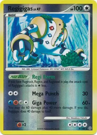Regigigas Reverse Holo 9