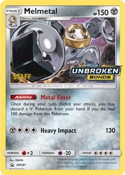 Melmetal Prerelease Staff SM181