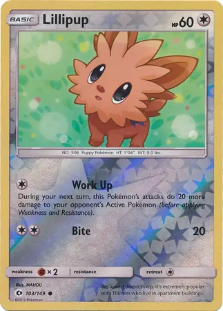 Lillipup Reverse Holo 103