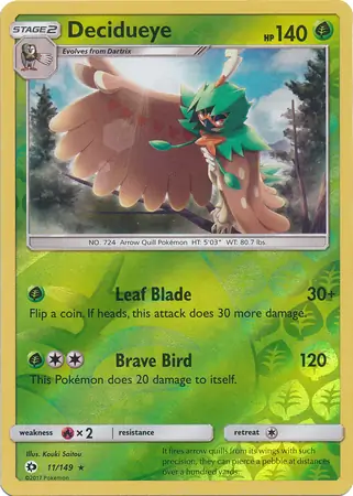 Decidueye Reverse Holo 11