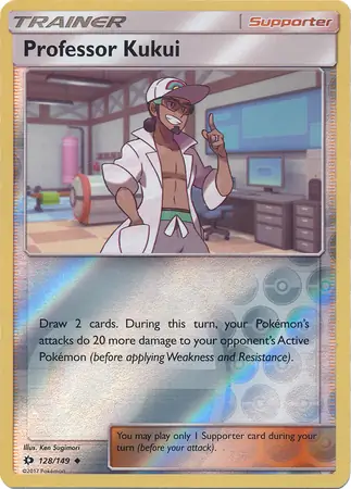 Professor Kukui Reverse Holo 128 Normal