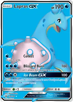 Full Art Lapras GX 139 Normal
