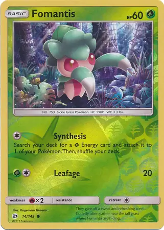 Fomantis Reverse Holo 14 Normal