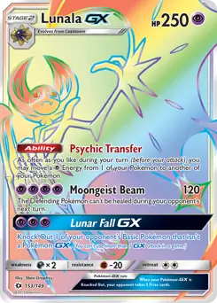 Lunala GX Secret 153 Normal